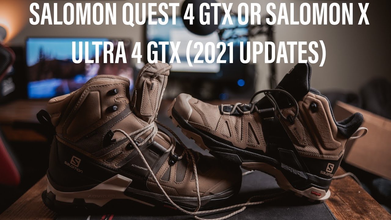 Новые Salomon QUEST 4 GTX или Salomon X ULTRA 4 MID GTX — что лучше?? (Обновления 2021 года)