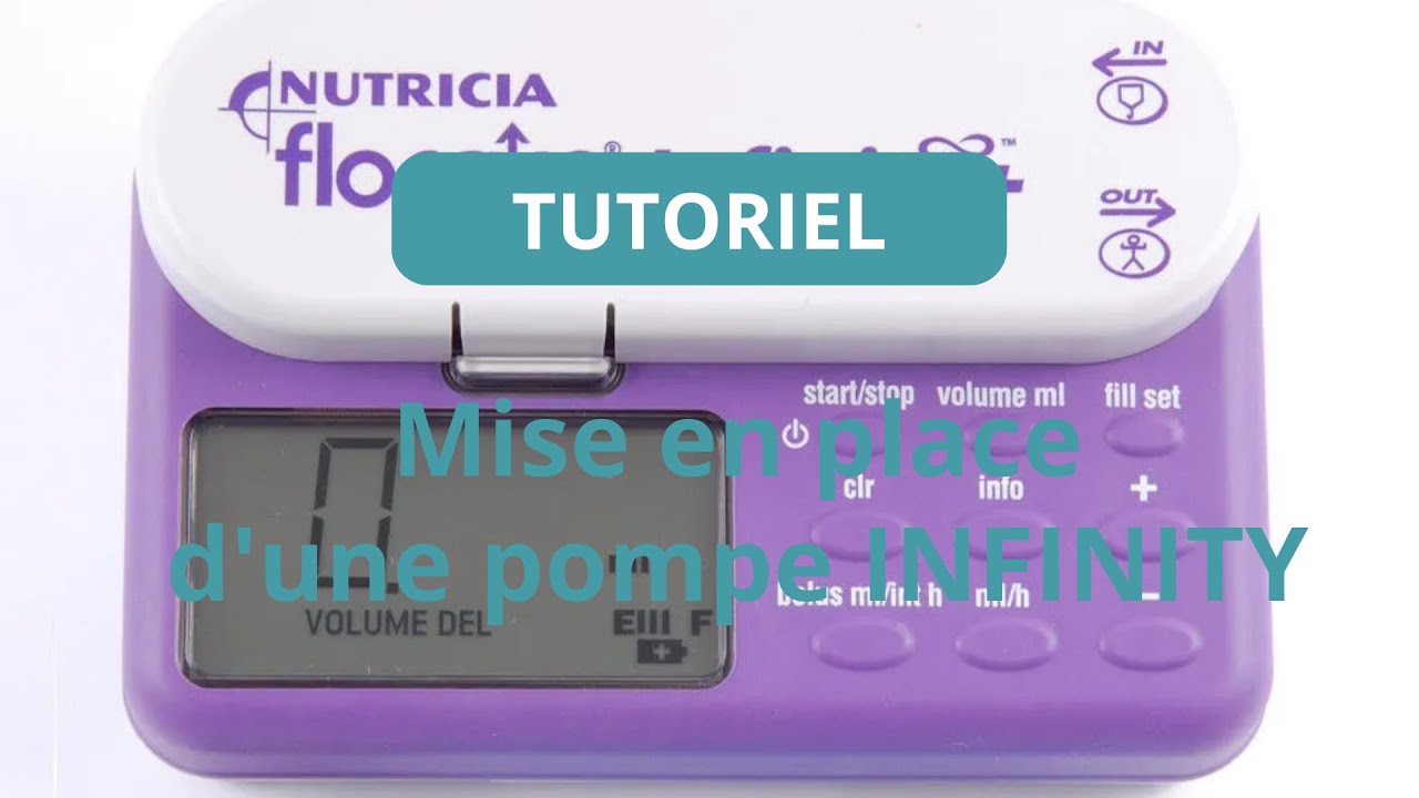 Mise en place d'une nutrition entérale avec la pompe INFINITY