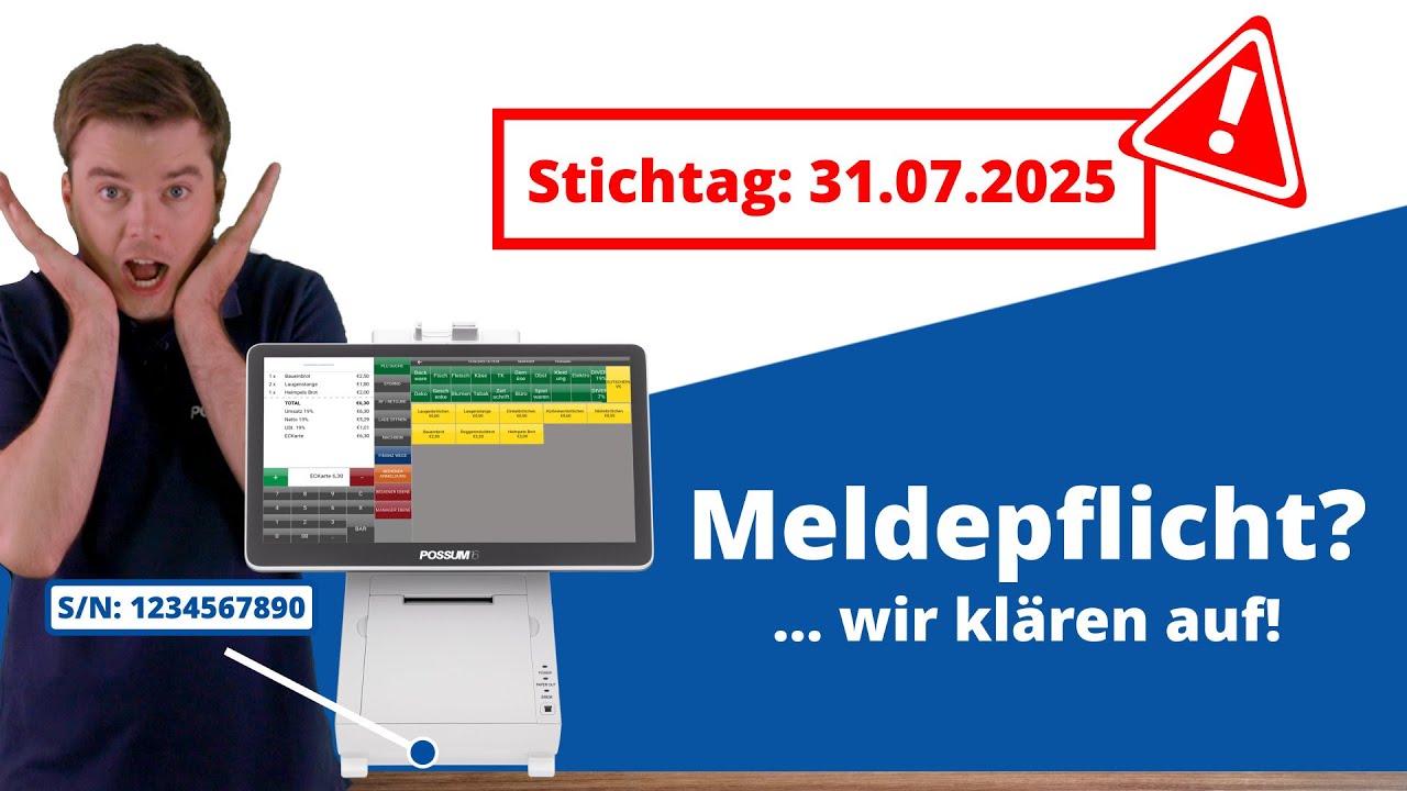 Kassensystem Meldepflicht 2025: einfach erklärt (Übermittlungsmöglichkeiten & Pflichtangaben)