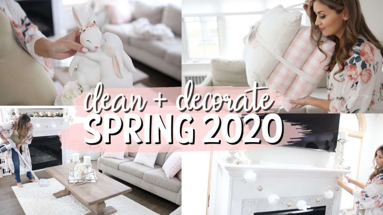 SPRING CLEAN + DECORATE WITH ME | RUSTIC GLAM HOME DECOR | SPRING CLEANING