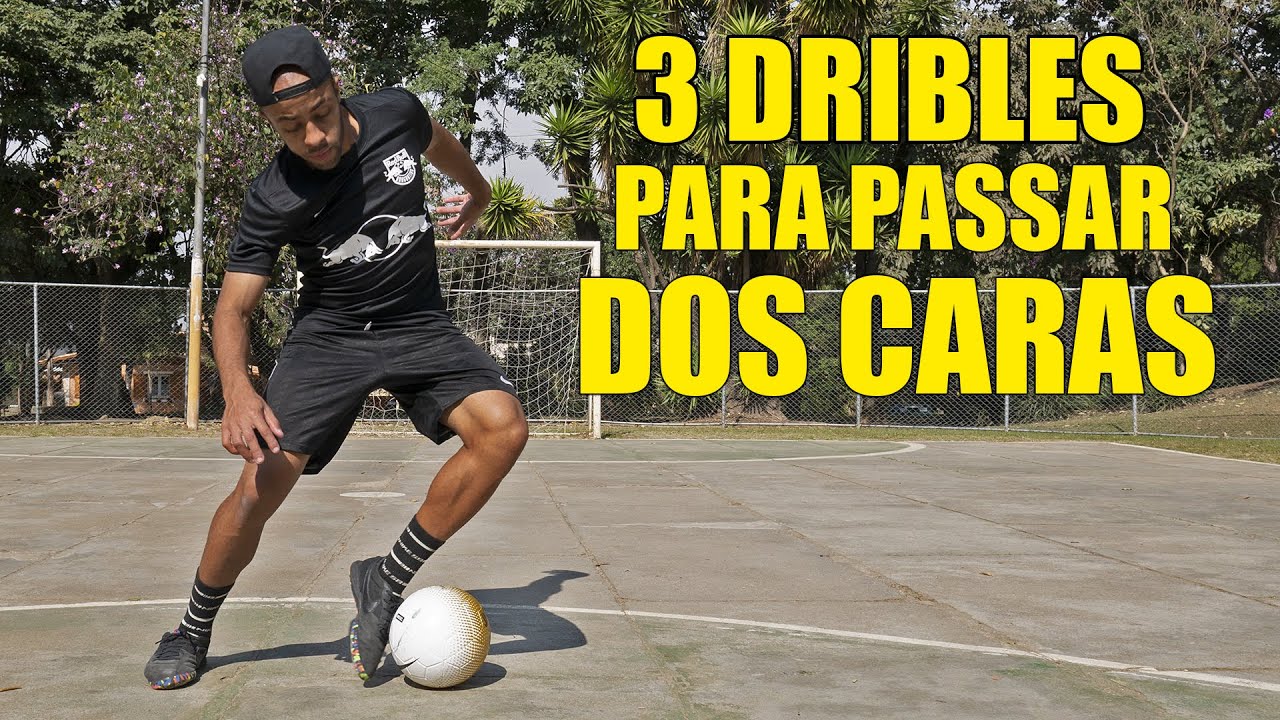 3 DRIBLES PARA CORTAR PARA ESQUERDA - aprenda