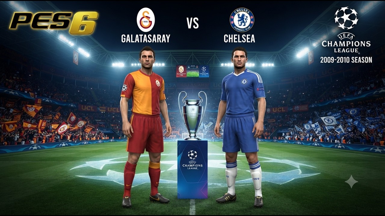PES 6 - 2009/10 SEASON - UEFA CHAMPIONS LEAGUE - GROUP F - MATCH 3 - GALATASARAY - CHELSEA