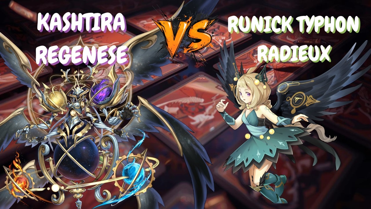 Kashtira Regenèse VS Runick Typhon Radieux | Duel Yu-Gi-Oh !