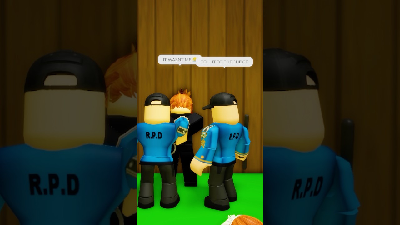 my boyfriend was framed and arrested 😨💔 part 1 #roblox #robloxshorts