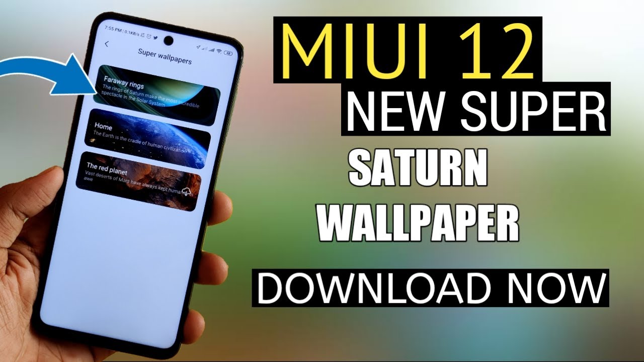 MIUI 12 New Saturn Super Wallpaper Enable Now Any Xiaomi Device | MIUI 12 Super Wallpaper
