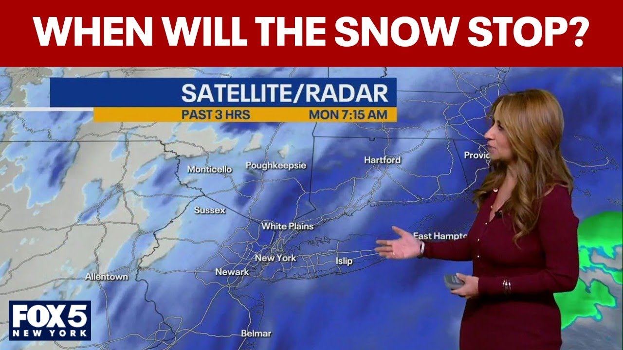 LIVE: NYC blizzard tracker, snow forecast, latest updates | MONDAY