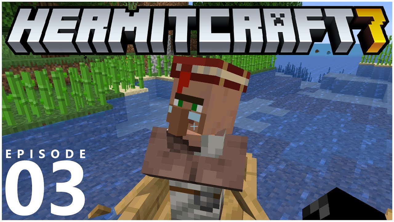 HermitCraft 7 E03 - VILLAGER RELOCATION SKY BRIDGE