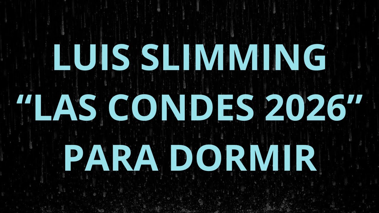 Luis Slimming FESTIVAL LAS CONDES 2026 COMPLETO - HUMOR para DORMIR (Pantalla Negra + Lluvia Fondo)