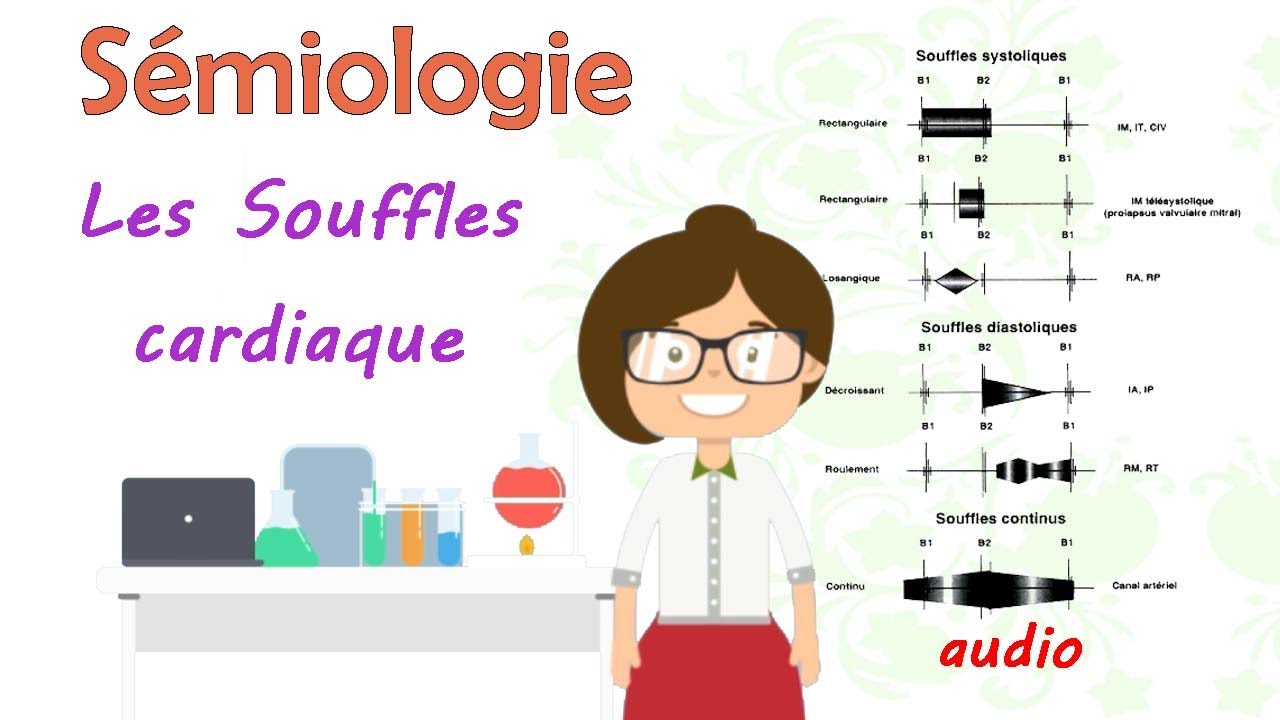 sémiologie | les souffles cardiaque - cours de 3 éme année médecine