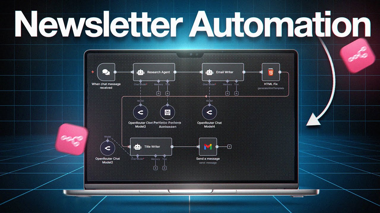 Automate Email Newsletters with this n8n AI Agent (no-code)