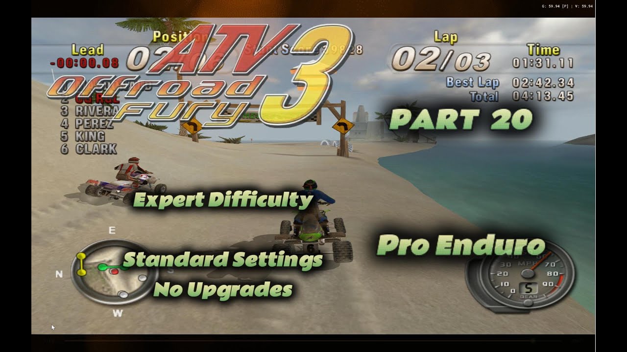 ATV Offroad Fury 3 / Let's Play! Walkthrough / Chmpshp / Part 20, Pro Enduro / Expert, No Upg
