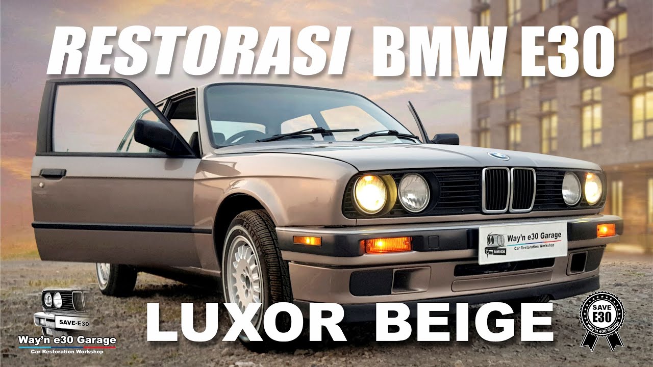 RESTORASI BMW E30 LUXOR BEIGE #restorasiBMWe30 #savee30 #wayne30garage