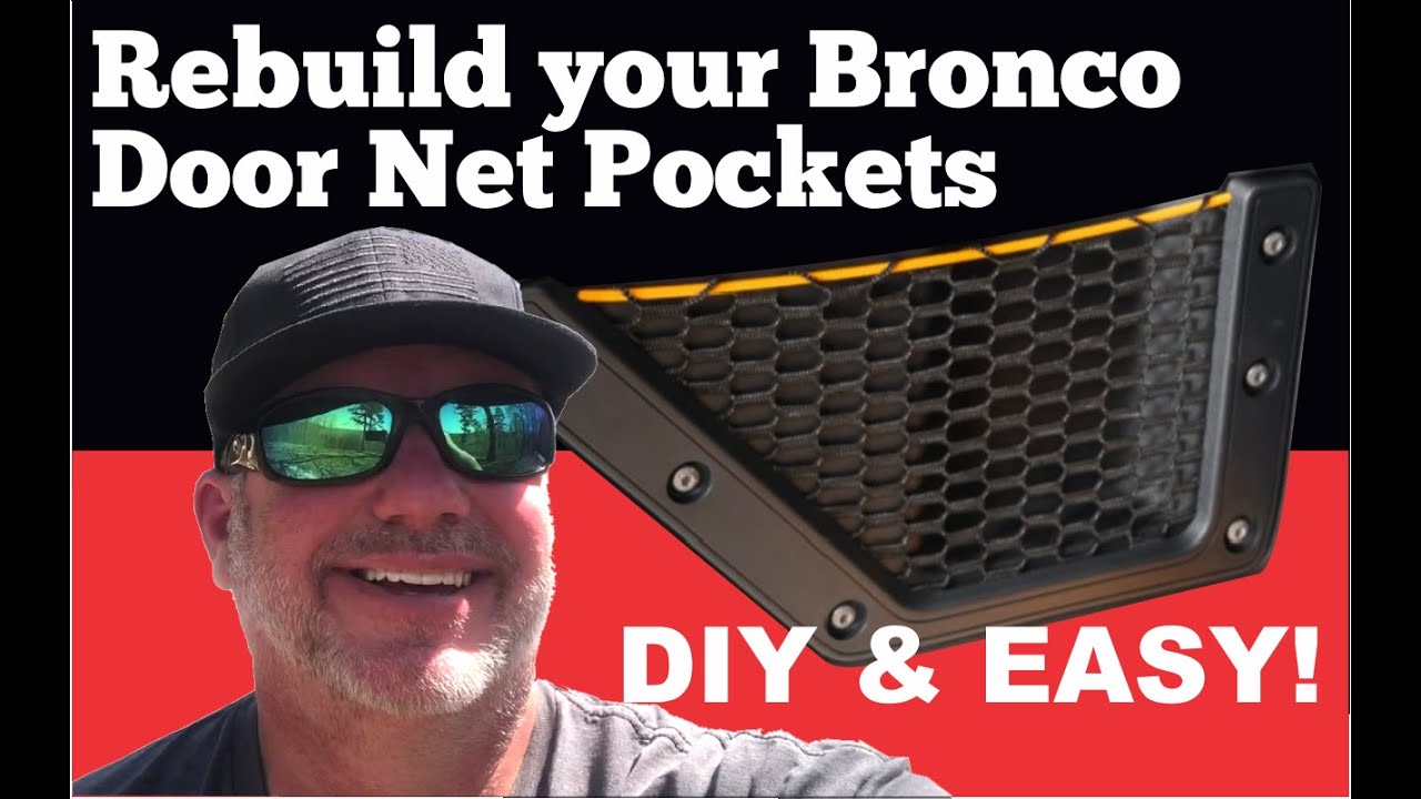 Rebuild Your Bronco Door Net Pockets - DIY, CHEAP & EASY