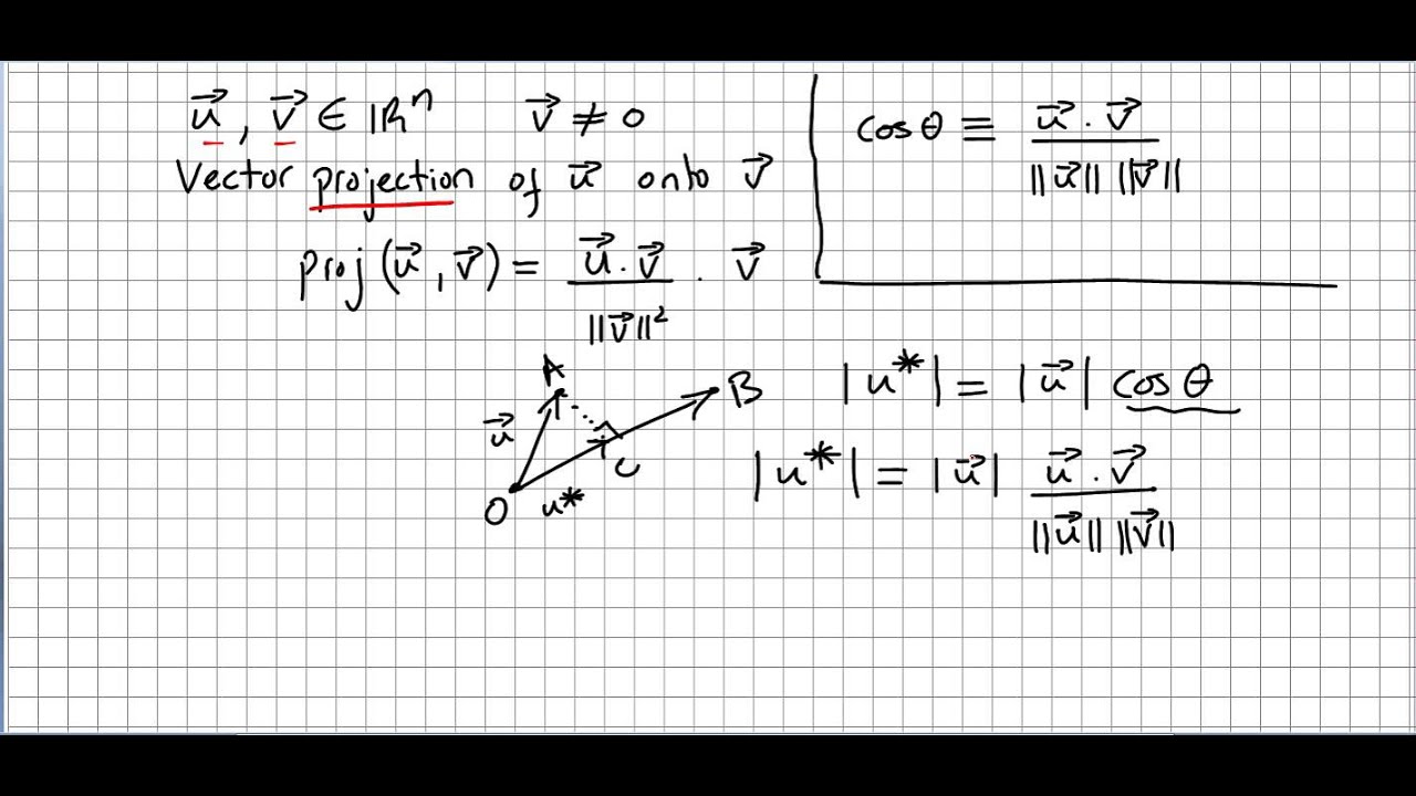 Linear Algebra 37,  Vector Projection