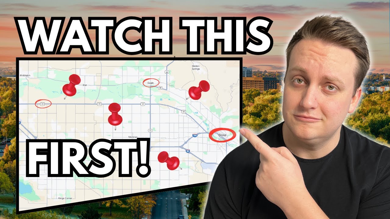 If you are Relocating to Boise - Watch this Treasure Valley Map Tour!