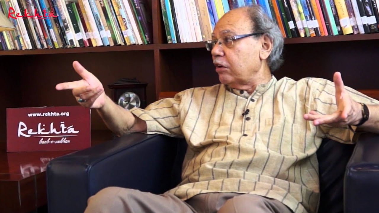 A discussion about Quratul ain Haidar between Prof Shamim Hanfi and Zamarrud Mughal at Rekhta Studio