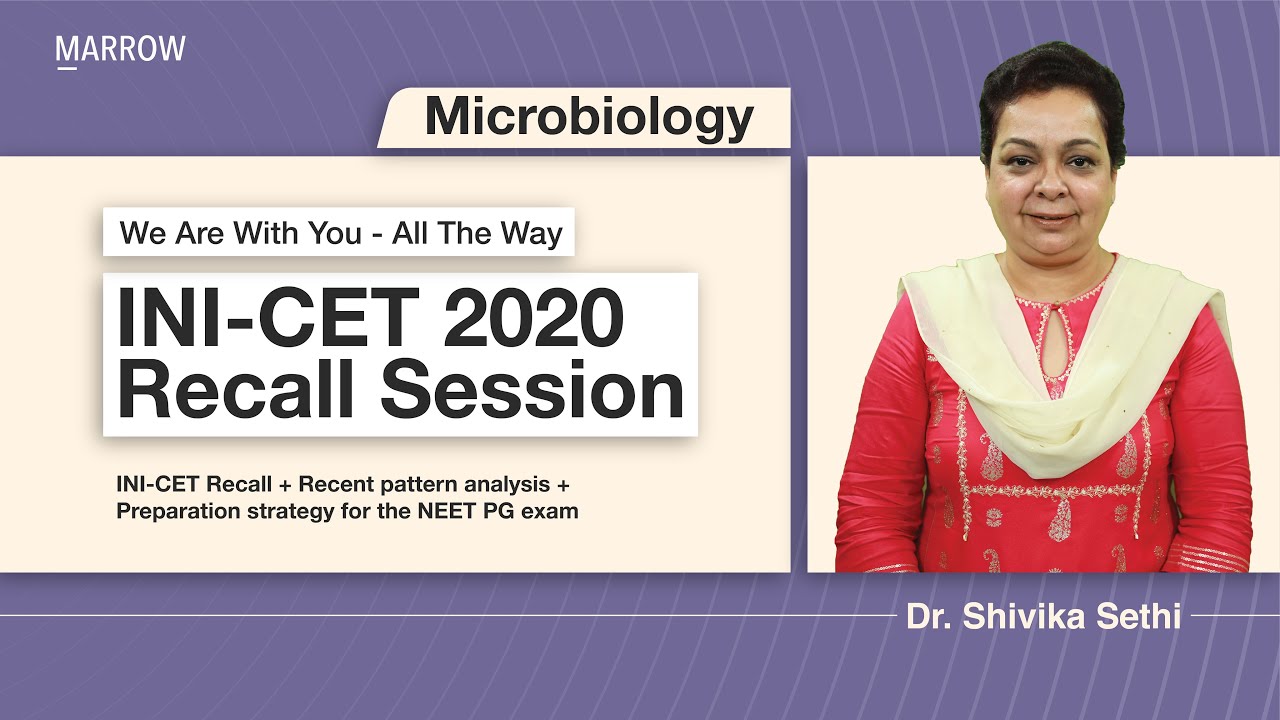 Microbiology #INICET 2020 Recall session. We are with you - All the way