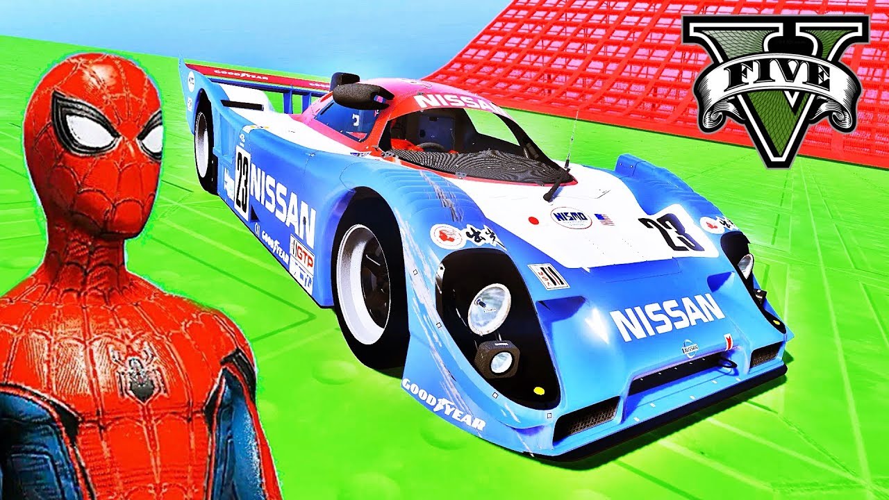 CARROS com Homem Aranha e Super Heróis no Mega Tubo GTA V Mods - IR GAMES