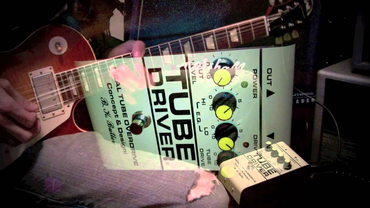 Marshall JVM 410JS with B.K Butler TUBE DRIVER demo