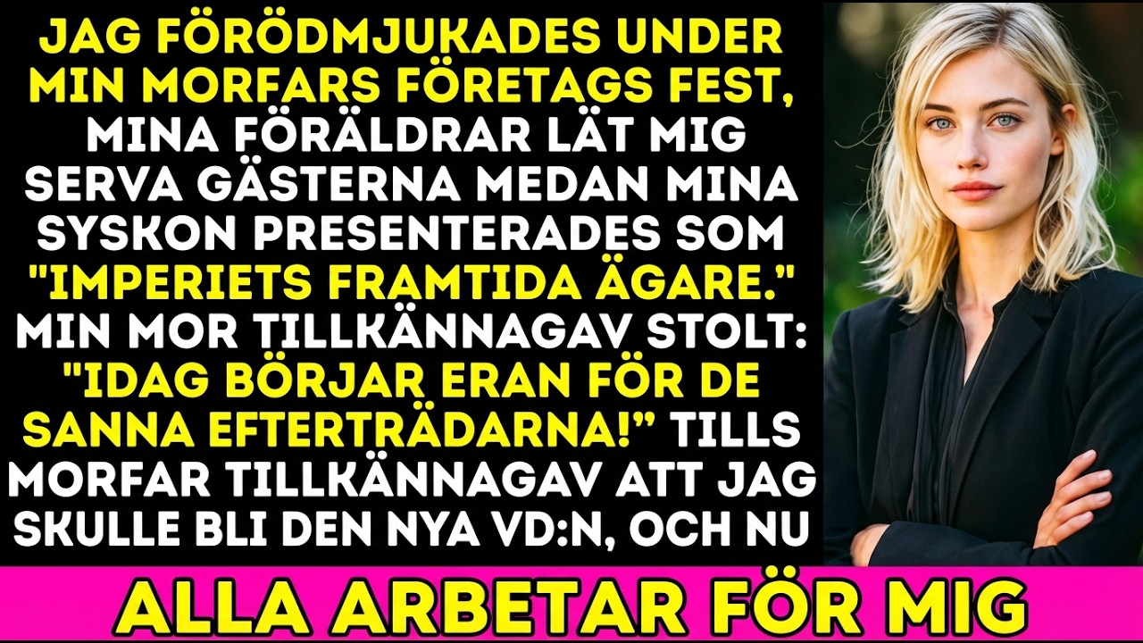 På företagets fest kallade de mig misslyckad — men jag var deras nya chef.