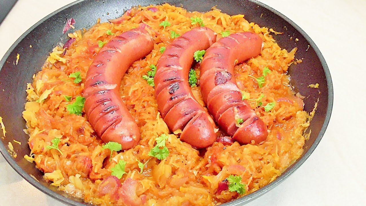 Kapusta z kielbasa proste i pyszne