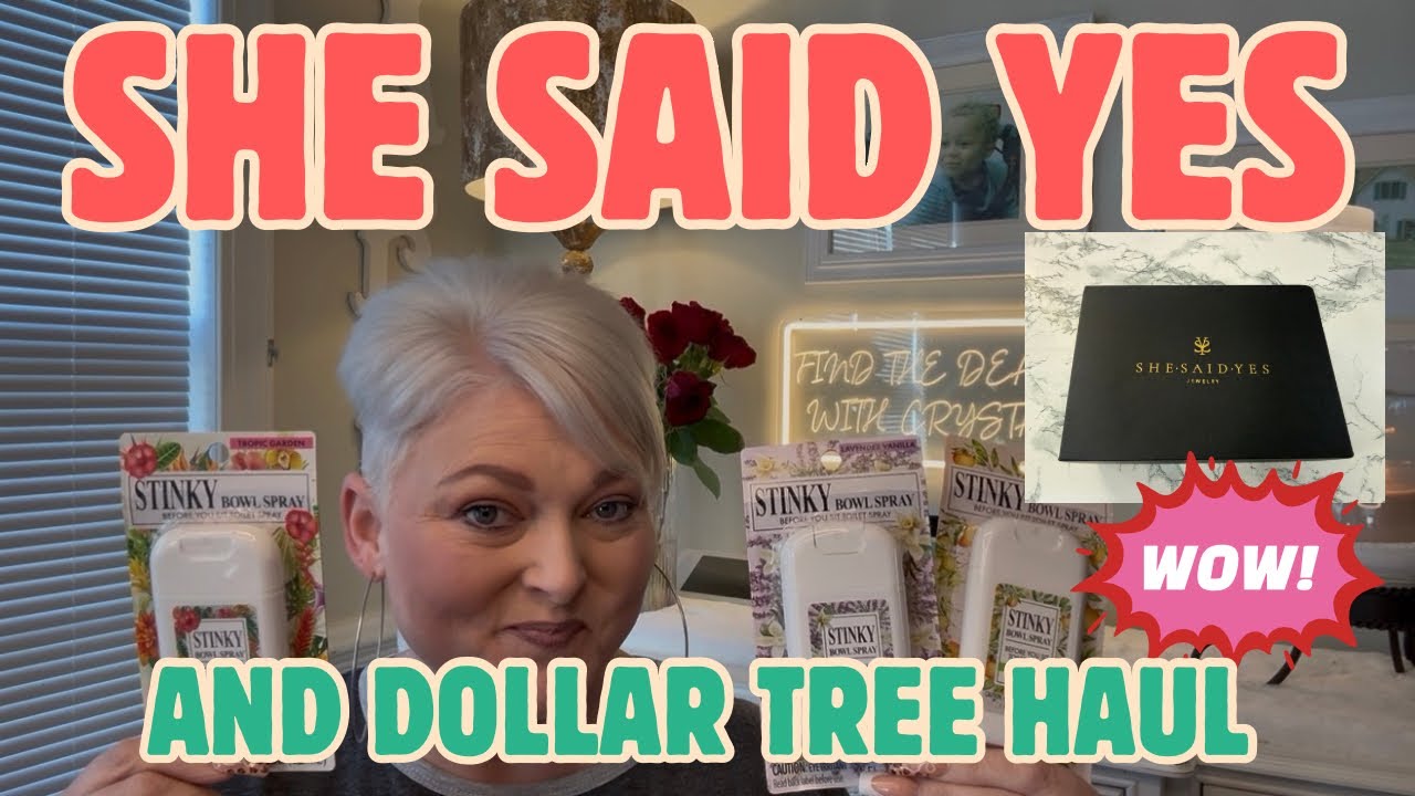 DOLLAR TREE HAUL & SHE SAID YES JEWELRY COLLAB… BEAUTIFUL…MUST WATCH
