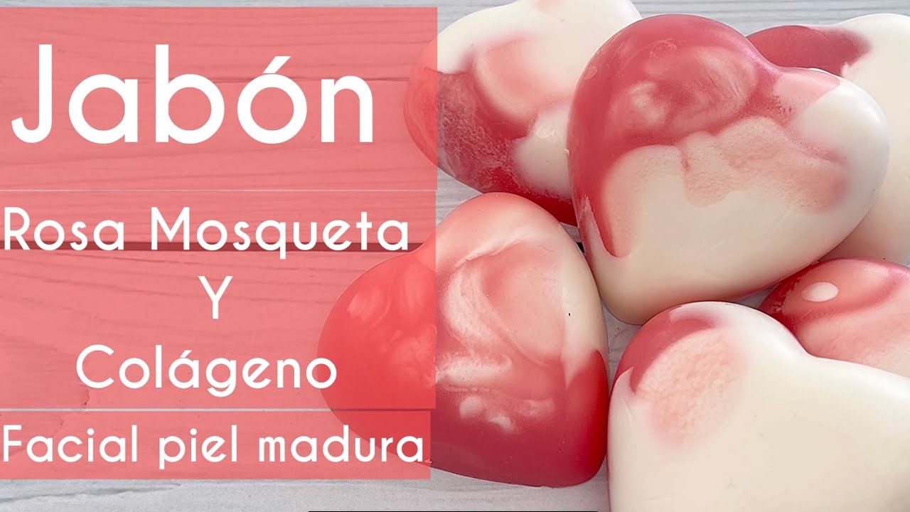 🩷🌸Jabón de Rosa Mosqueta y colágeno 🌸🩷/jabòn piel madura🌸 rosehip and collagen soap.