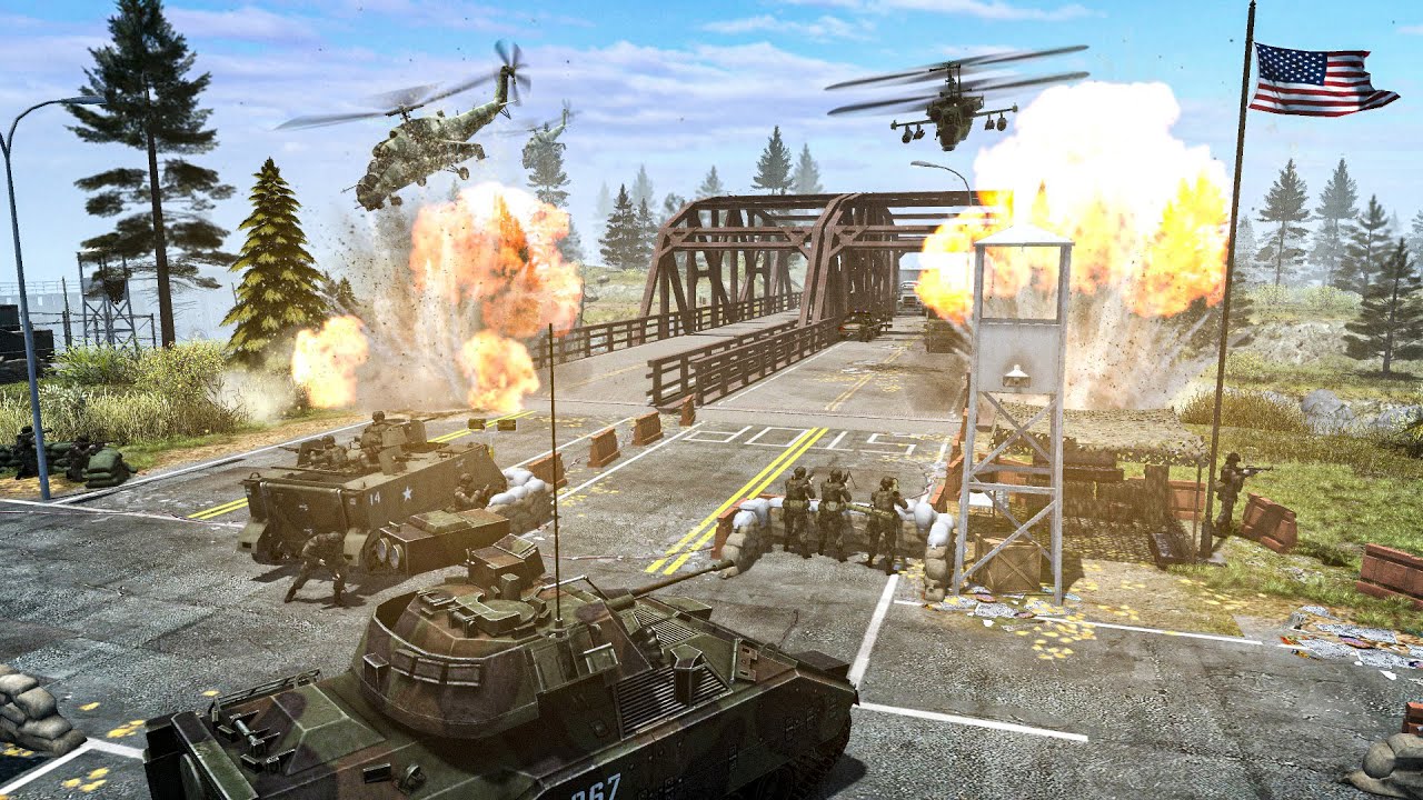 ВДВ ЗАХВАТЫВАЕТ ПЕРЕПРАВУ —Men of War: Assault Squad 2 [A Dying World mod]