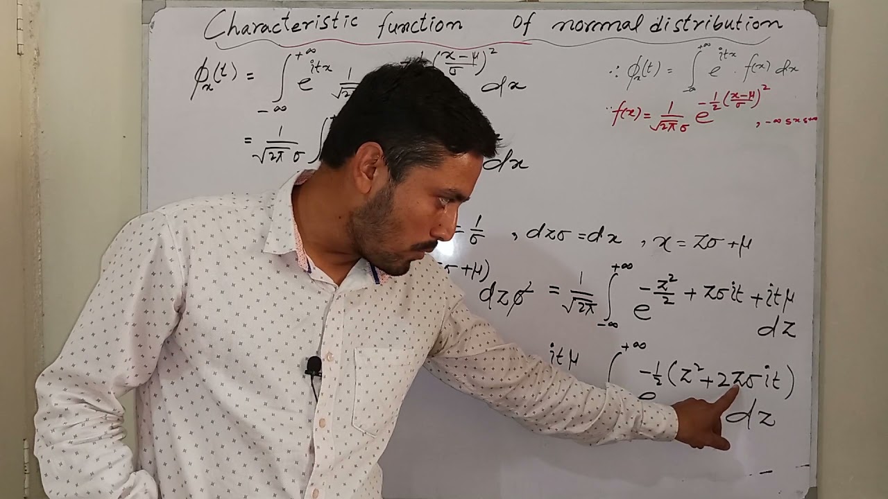 Characteristic function of Normal distribution