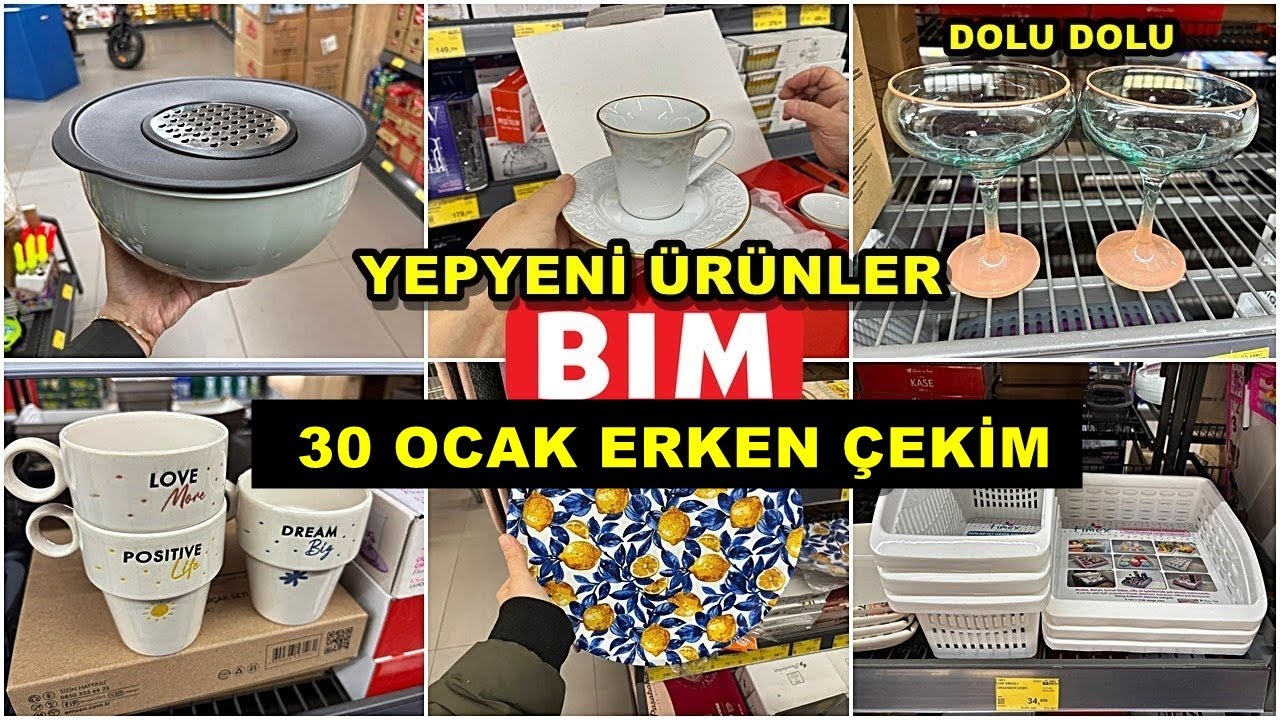 BİME GELDİ HEMEN ALDIK💃BİM 30 OCAK 2026 CUMA💃/GERÇEK İLK VE TEK ERKEN ÇEKİM❗️/YEPYENİ ÜRÜNLER/