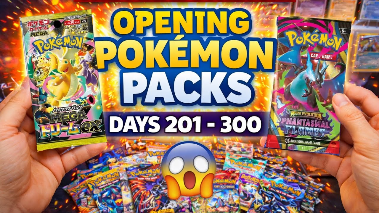 I Opened 100 Pokémon Packs… Here’s What Happened | Days 201-300