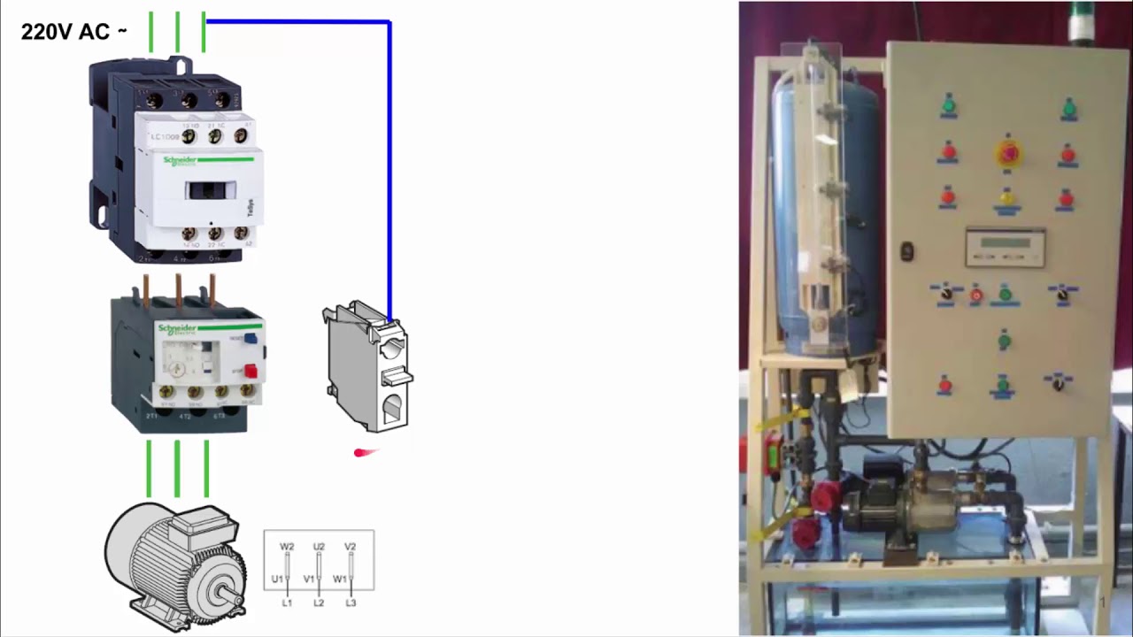 Control de Arranque y Paro de un motor  Parte 2