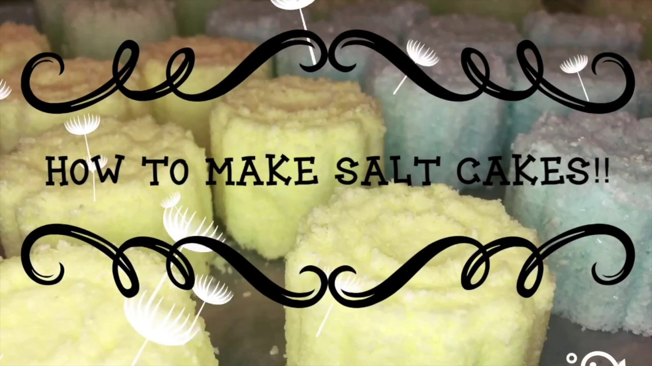 Making Salt Cakes With A Moon Press With Recipe