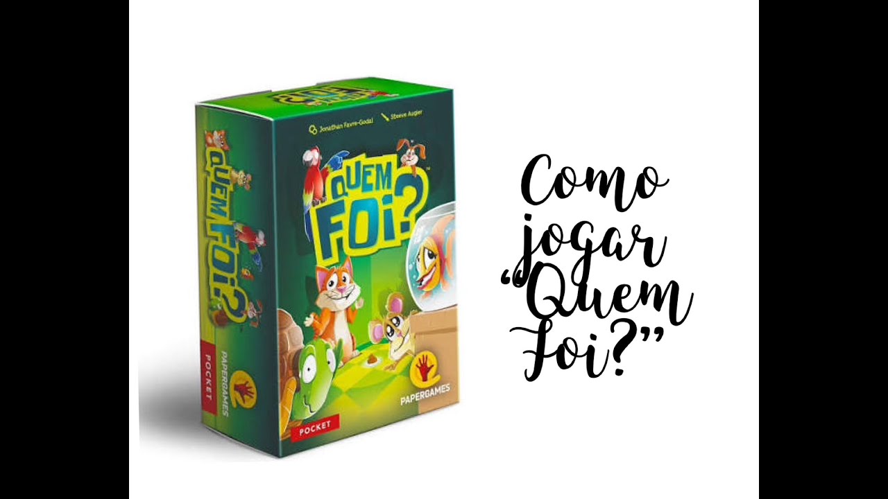 Nanda Barros - como jogar “quem foi?”