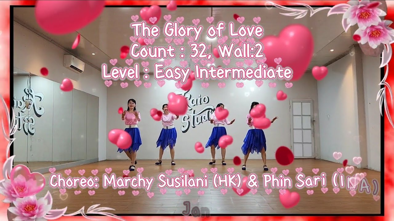 VALENTINE 2026|THE GLORY OF LOVE LINE DANCE|CHOREO BY MARCHY SUSILANI (HK) & PHIN SARI (INA)