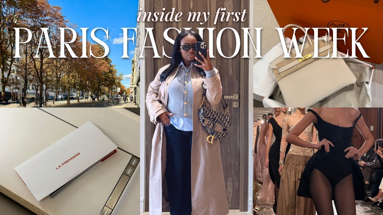 Inside my first paris fashion week | shopping + photoshoots + events