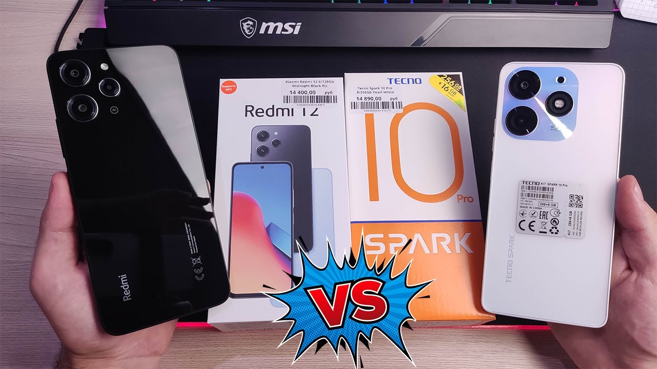 REDMI 12 VS TECNO SPARK 10 PRO - ЧТО ВЫБРАТЬ И ПОЧЕМУ?!