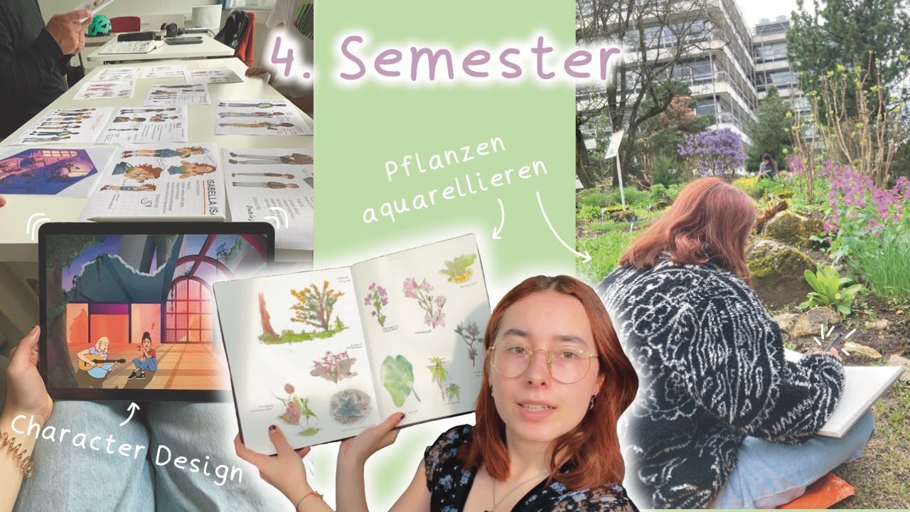Projektarbeiten 4. Semester // Illustration-Studium