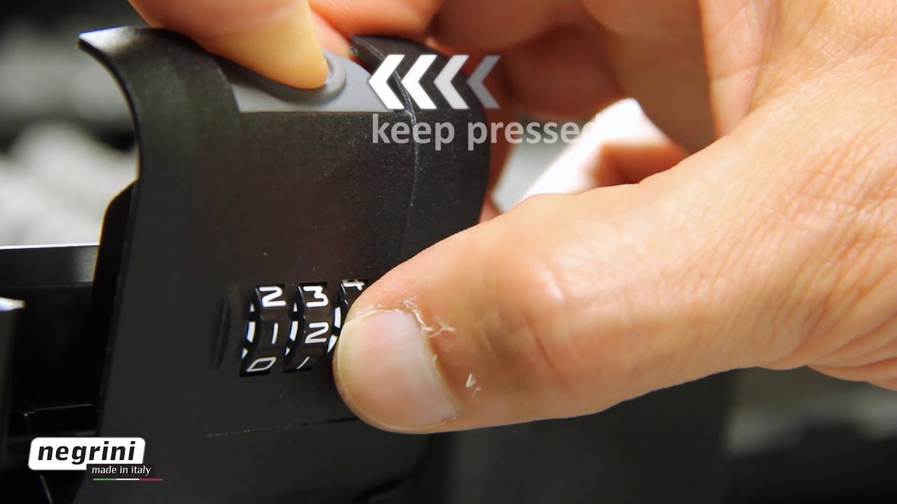 TUTORIAL Negrini srl   cases   Push & Pull combination lock system   sistema di chiusura Push & Pull