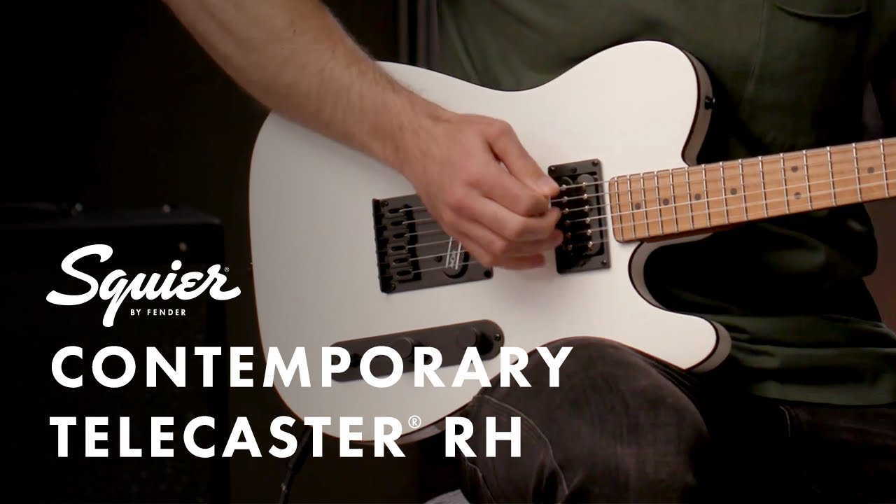 Знакомство с Squier Contemporary Telecaster RH | Fender