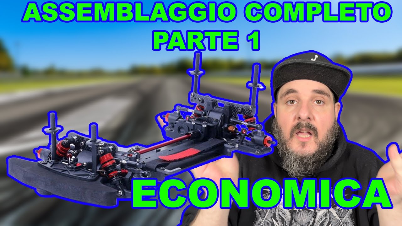 LC RACING PTG 2TC ASSEMBLAGGIO COMPLETO PARTE 1 DIFFERENZIALI E AMMORTIZZATORI