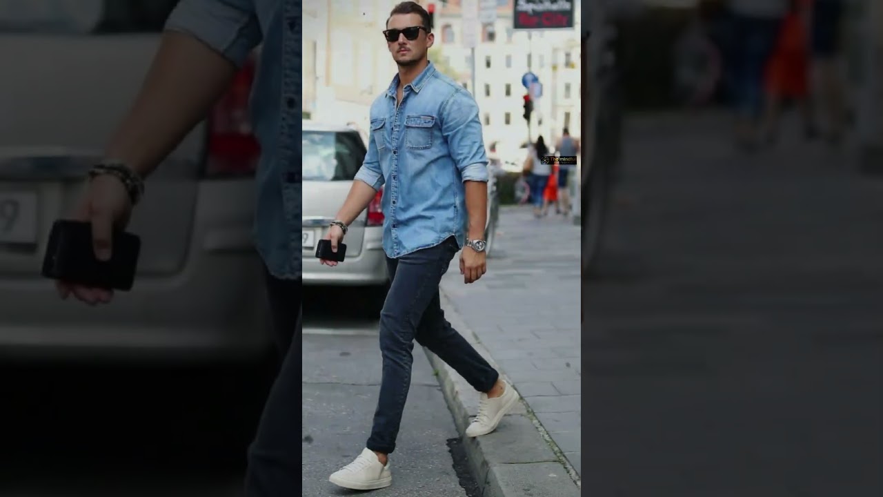 best denim shirts for men.you must try this  🥰| #shorts #viral #themimdful