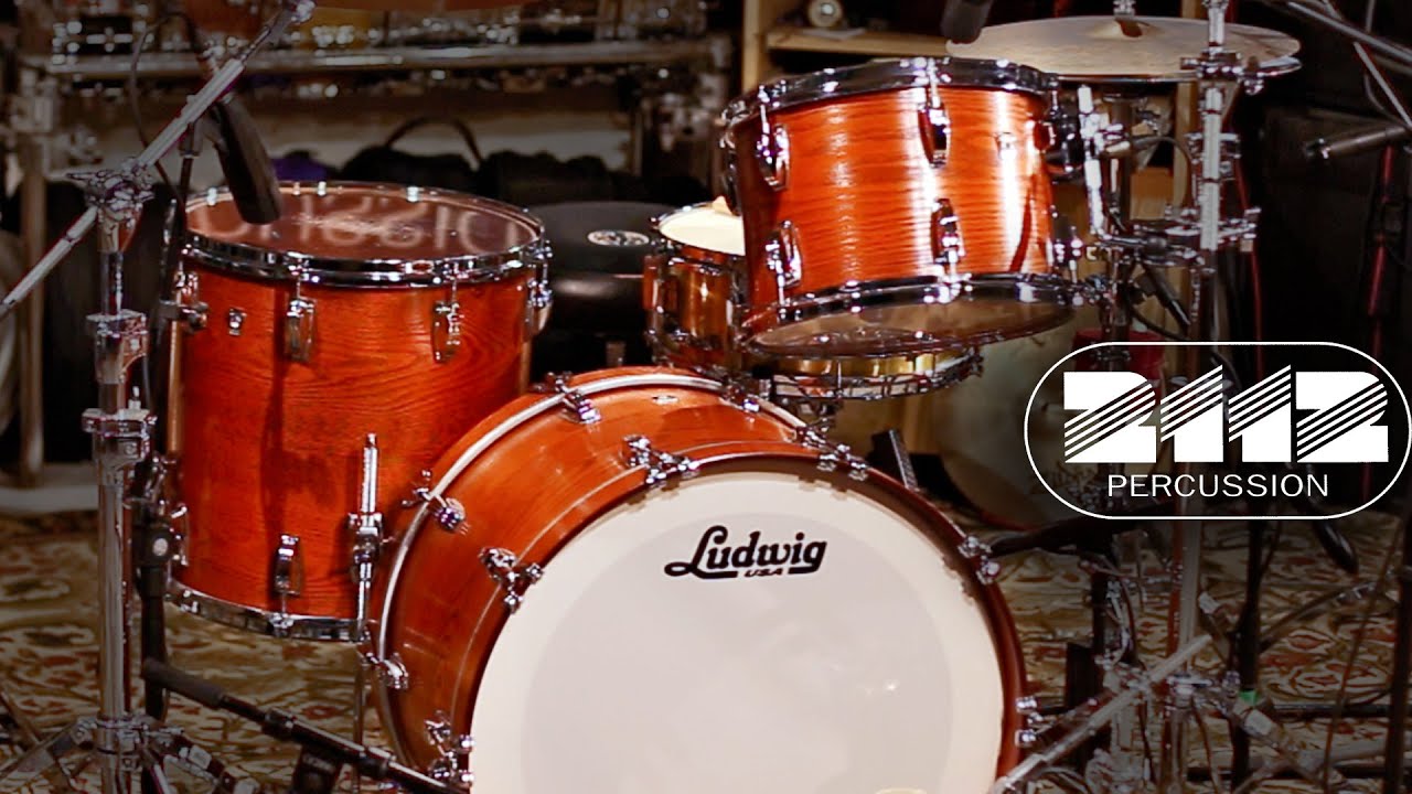Ludwig Classic Oak Drum Set - 22x14, 13x9, 16x16 in Tennessee Whiskey