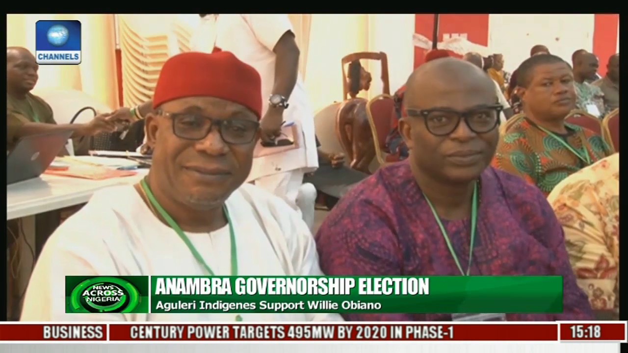 News across Nigeria: Anambra Aguleri Indigenes Reconcile To Drum Support For Obiano