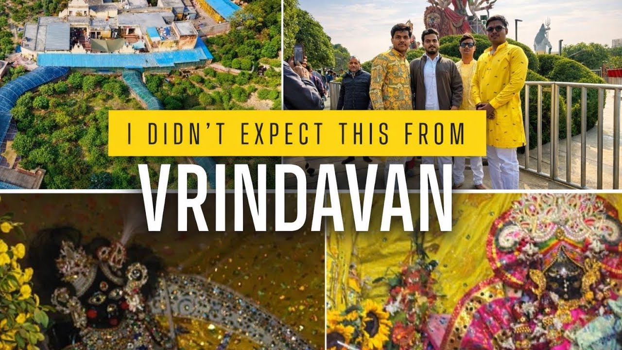 I Didn’t Expect Vrindavan to Feel Like This 🌸 | Banke Bihari 🦚, Nidhivan 🌿 & More ✨| Vahaav’s World 