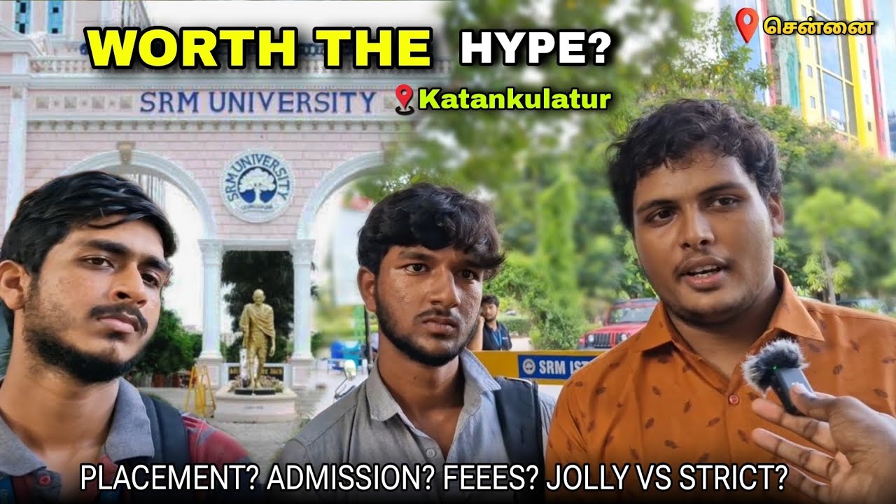 I visited the India's Top 1% Private Deemed University in Chennai | SRM University 🤫