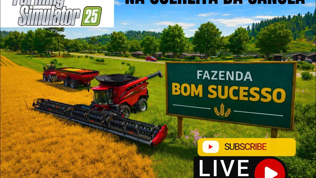 Farming simulator 25 | fazenda bom sucesso | jogando no PS5
