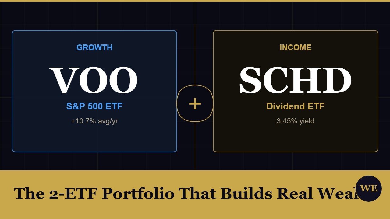 The 2-ETF Portfolio That Beats 99% of Investors &mdash; VOO + SCHD Explained