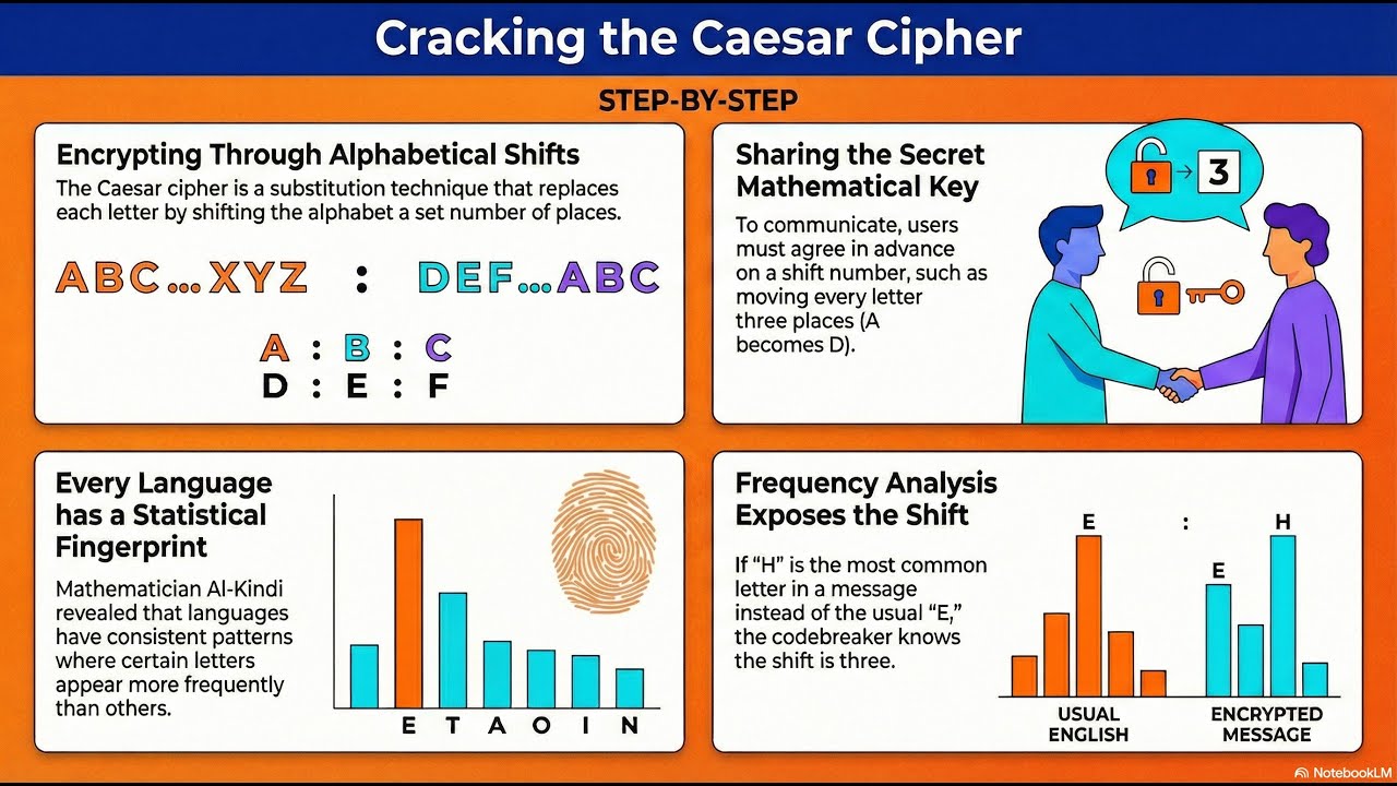 The Caesar Cipher an  the Dawn of Frequency Analysis