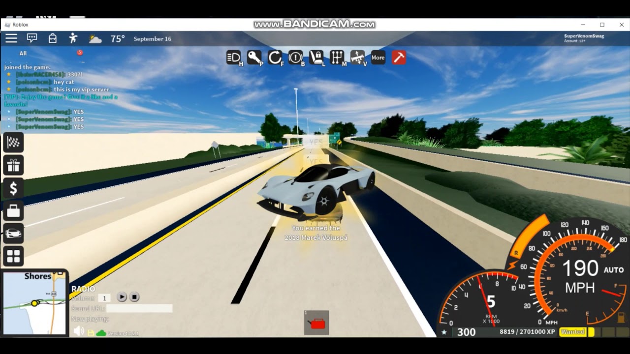 ROBLOX Ultimate Driving Hitting Rank 300 Twice